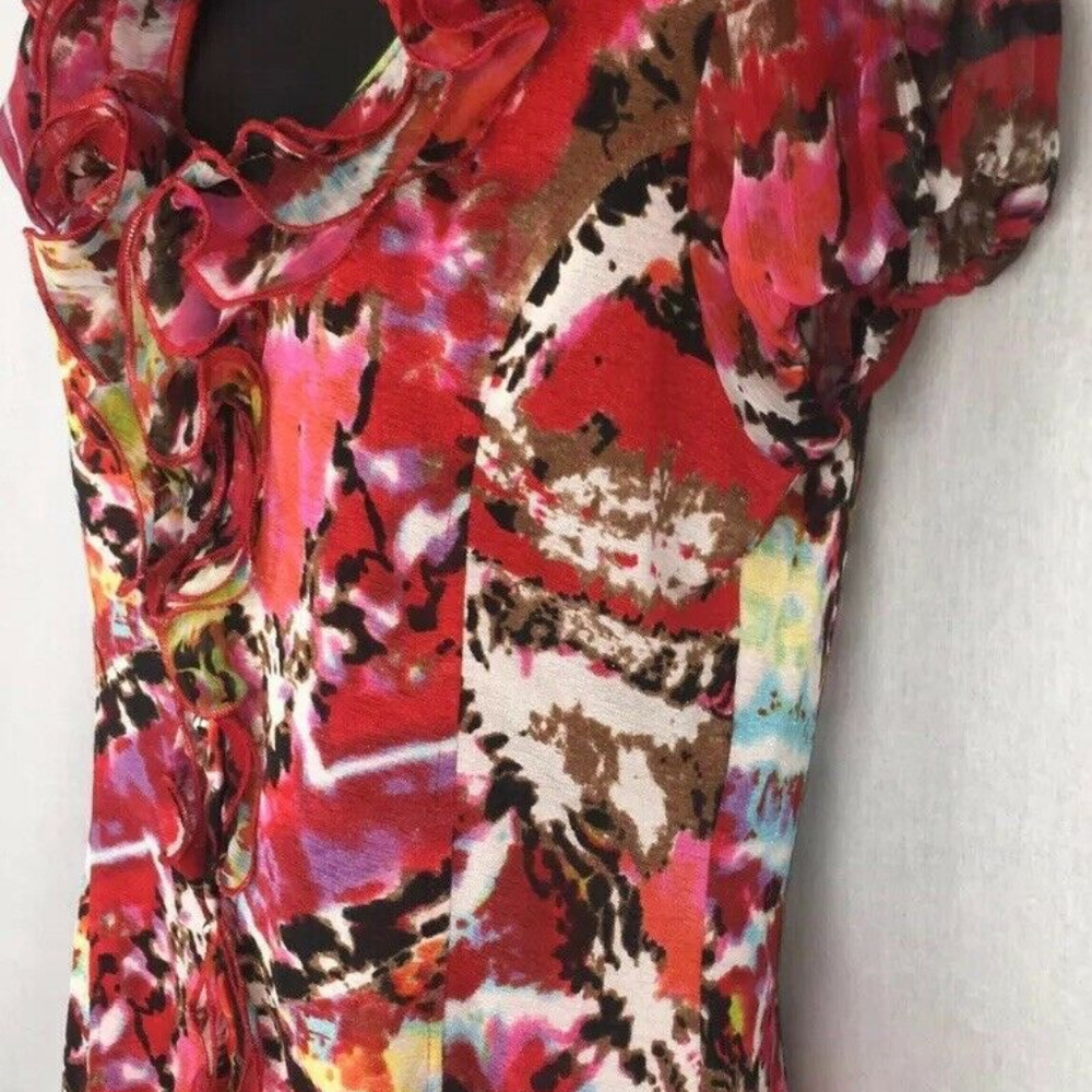 ALBERTO MAKALI Ruffled  Top - Picture 2 of 5